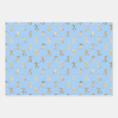 Feuille De Papier Cadeau Thème Sirène Sous La Fête De La Mer (Devant 3)