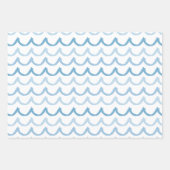 Feuille De Papier Cadeau Thèmes nautiques  (Devant)