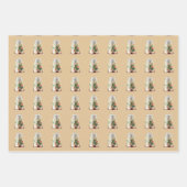 Feuille De Papier Cadeau Thimbles de couture vintage (Devant 2)