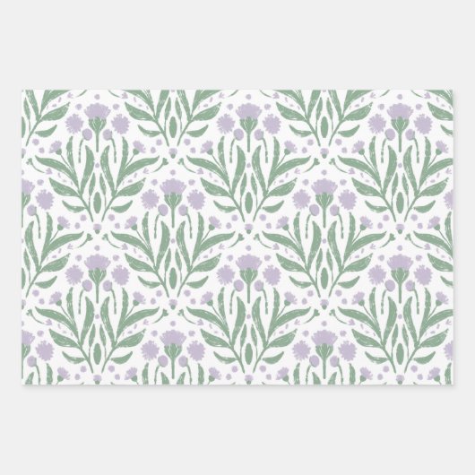 Feuille De Papier Cadeau Thistle mouse pad (Devant)