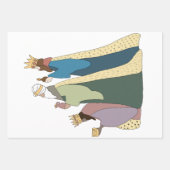 FEUILLE DE PAPIER CADEAU THREE KING WRAPPING PAPER (Devant 2)