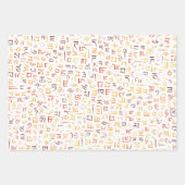 Feuille De Papier Cadeau Tibétain (Devant)