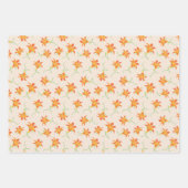 Feuille De Papier Cadeau Tiger Lily Abstrait floral chic chic chic (Devant 3)