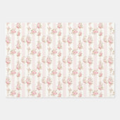 Feuille De Papier Cadeau 'Tini Bit Ancien Martini Coquette Anniversaire (Devant)