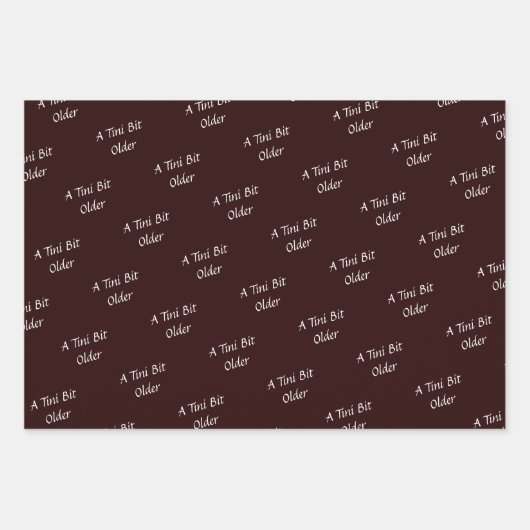 Feuille De Papier Cadeau Tini Bit Ancien - Thème Espresso Café (Devant 2)