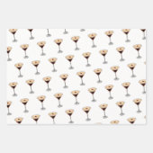 Feuille De Papier Cadeau Tini Bit Ancien - Thème Espresso Café (Devant)