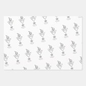 Feuille De Papier Cadeau Tini Bit Older - Berry Drink Thème (Devant 3)