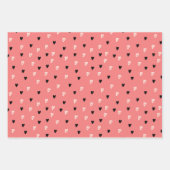 Feuille De Papier Cadeau Tiny Hearts motif cadeau (Devant 2)