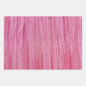 Feuille De Papier Cadeau Tissu de crêpe rose (Devant 3)