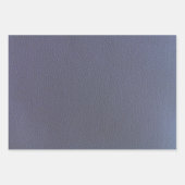 Feuille De Papier Cadeau Tissu en cuir bleu Jeu d'oreiller (Devant 2)