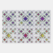 Feuille De Papier Cadeau Tissu quantique (Devant 2)