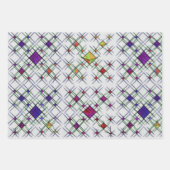 Feuille De Papier Cadeau Tissu quantique (Devant)