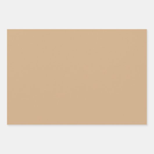 Feuille De Papier Cadeau Toast Toast Toile Tissu Brown Tons 3 Tons (Devant)