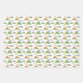 Feuille De Papier Cadeau Toile aux Dinosaures (Devant 3)