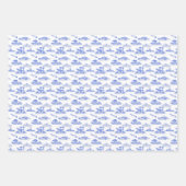 Feuille De Papier Cadeau Toile aux Dinosaures (Devant 2)