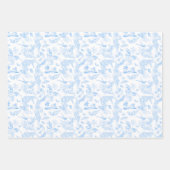 Feuille De Papier Cadeau Toile de Chinoiserie de la Jungle de Preppy (Devant 2)