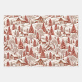Feuille De Papier Cadeau Toile de Jouy Holiday Patterns (Devant)
