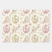 Feuille De Papier Cadeau Toile Equestre Chic Classique (Devant 2)