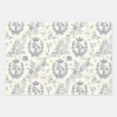 Feuille De Papier Cadeau Toile Equestre Chic Classique (Devant)