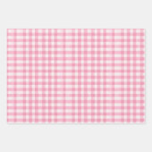 Feuille De Papier Cadeau Toile rose florale Chinoiserie (Devant 2)