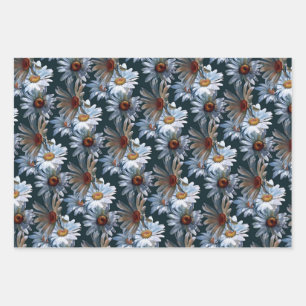 Feuille De Papier Cadeau Tonkinson Daisies Galore Tissue Gift Wrap Inpakpap