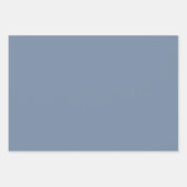 Feuille De Papier Cadeau Tons bleu foncé du lac Tufts 3 tons (Devant 3)