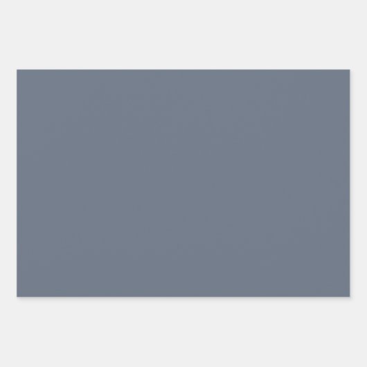 Feuille De Papier Cadeau Tons gris-jet en métal clair 3 tons (Devant 3)