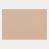 Feuille De Papier Cadeau Tons neutres (Devant)