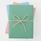 Feuille De Papier Cadeau Tons pastel doux (En situation)