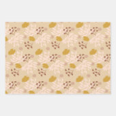 Feuille De Papier Cadeau Tons pastel saisonniers Automne (Devant)
