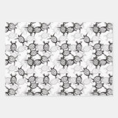 Feuille De Papier Cadeau Tortue de mer (Devant 3)