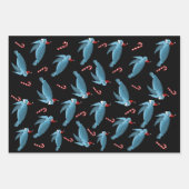 Feuille De Papier Cadeau Tortue de mer de Noël (Devant 3)