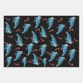 Feuille De Papier Cadeau Tortue de mer de Noël (Devant 2)