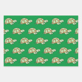 Feuille De Papier Cadeau Tortue et grenouille (Devant 3)