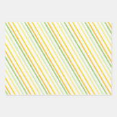 Feuille De Papier Cadeau Tortue, jaune vert, anniversaire d'enfant (Devant)