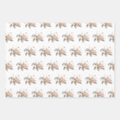 Feuille De Papier Cadeau Tortue Mignonne (Devant)