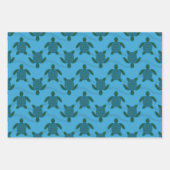 Feuille De Papier Cadeau Tortues marines (Devant)