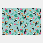 Feuille De Papier Cadeau Toucans (Devant)