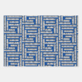 Feuille De Papier Cadeau Touches de piano (Devant 3)