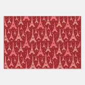 Feuille De Papier Cadeau Tour Eiffel Paris Design (Devant 2)