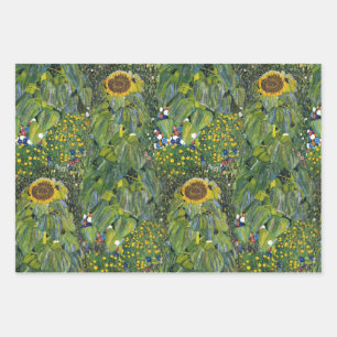 Feuille De Papier Cadeau Tournesol par Gustav Klimt