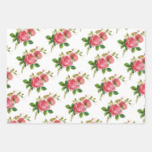 Feuille De Papier Cadeau tournesols, Lavander roses (Devant 3)