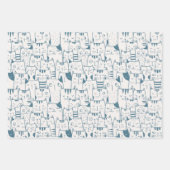 Feuille De Papier Cadeau Tous les chats stupides (Devant)