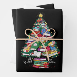 Feuille De Papier Cadeau Tous Réservés Pour Noël Livre Xmas