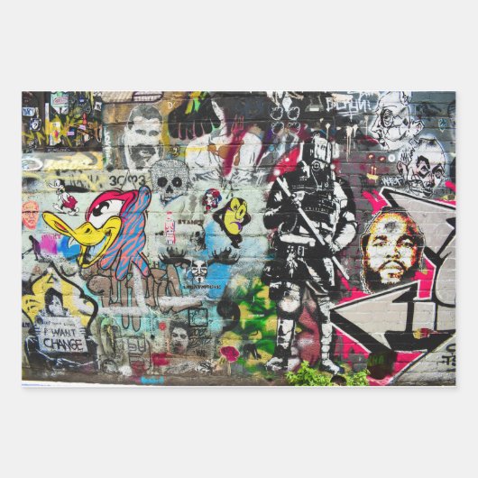 Feuille De Papier Cadeau tout autour (Devant)