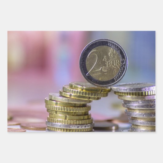 Feuille De Papier Cadeau Tout est question d'argent ! (Devant)