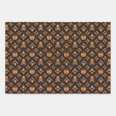 Feuille De Papier Cadeau Tout Louis ! Designer Halloween (Devant 3)