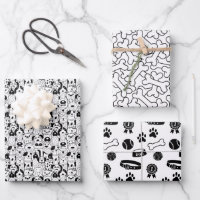 Toutou de fête noir et blanc 
