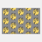 Feuille De Papier Cadeau Tracer ou traiter l'halloween (Devant)