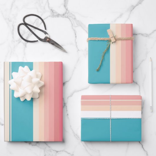 Feuille De Papier Cadeau Traces de l'Horizon (Recto)